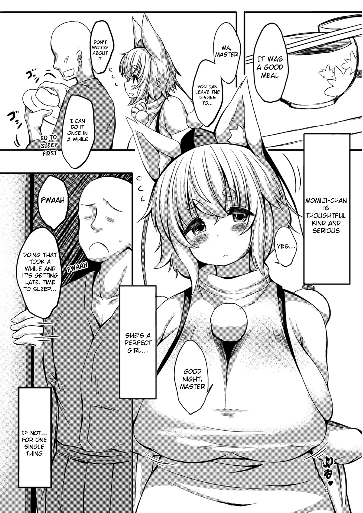 Hentai Manga Comic-A Book About a Sleeping Wolf Girl Whose Ass Looked So Lewd It Made Me Want To User Her As An Onahole-Read-2